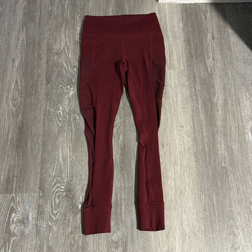 Maroon Fabletics leggings